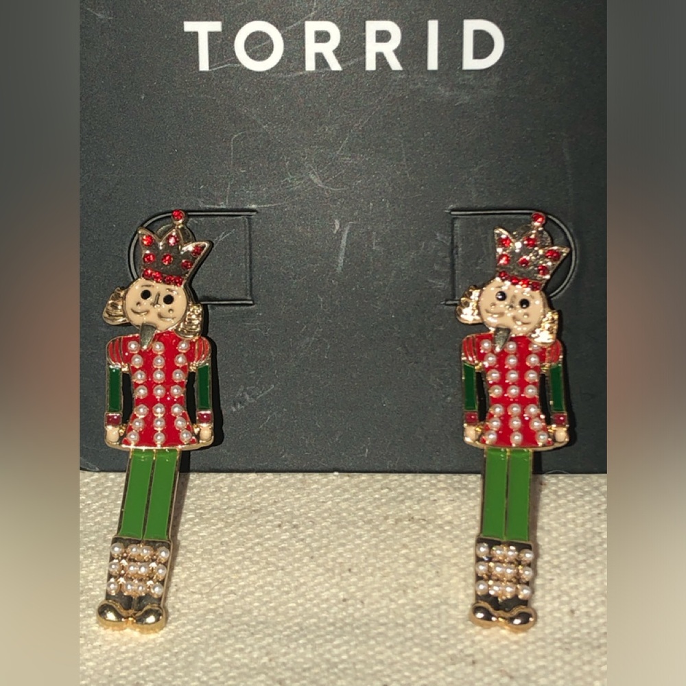 Torrid NWT Nutcracker Charm Post Earrings